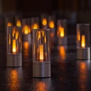 Thumbnail 4 of โคมไฟแอลอีดีแสงเทียน สีทอง