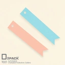 Thumbnail 2 of Depack T021-P(Non-Rope)(สีชมพูไม่เชือก) ป้ายสี่เหลี่ยมผืนผ้าไม่พิมพ์ลาย (1 แพ็ค/ 50 ใบ)