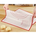 Thumbnail 1 of Ks Bakery แผ่นรองนวดซิลิโคนขนาดใหญ่ ขนาด 40 x 60 ซม. สีแดง