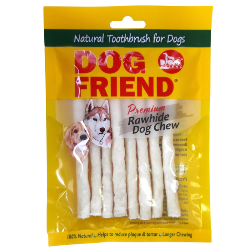 Dog Friend ขนมสุนัขครั้นชี่สติ๊ก รสนม 60g (6 ซอง)