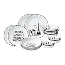 Thumbnail 1 of Corelle Peanuts Snoopy Plate Set 12 pcs