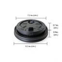 Thumbnail 2 of เอโร่ ฝาถ้วย 2 ชั้น 9 ออนซ์ ขาว/ดำ x 50