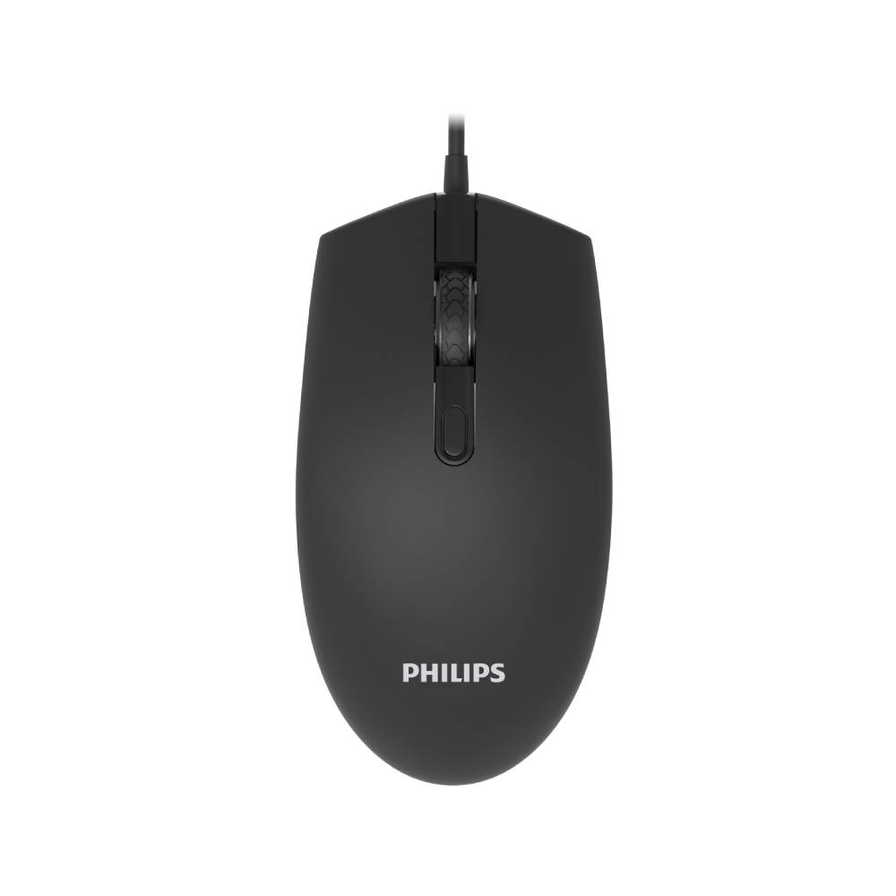 PHILIPS Wired Mouse SPK7204 Black