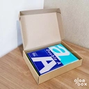 Thumbnail 2 of Glombox กล่องไดคัท A4 กล่องหูช้าง กล่องใส่หนังสือ ใส่กระดาษ ใส่กรอบรูป กล่องของขวัญ กล่อง A4 (10 กล่อง/แพ็ค)