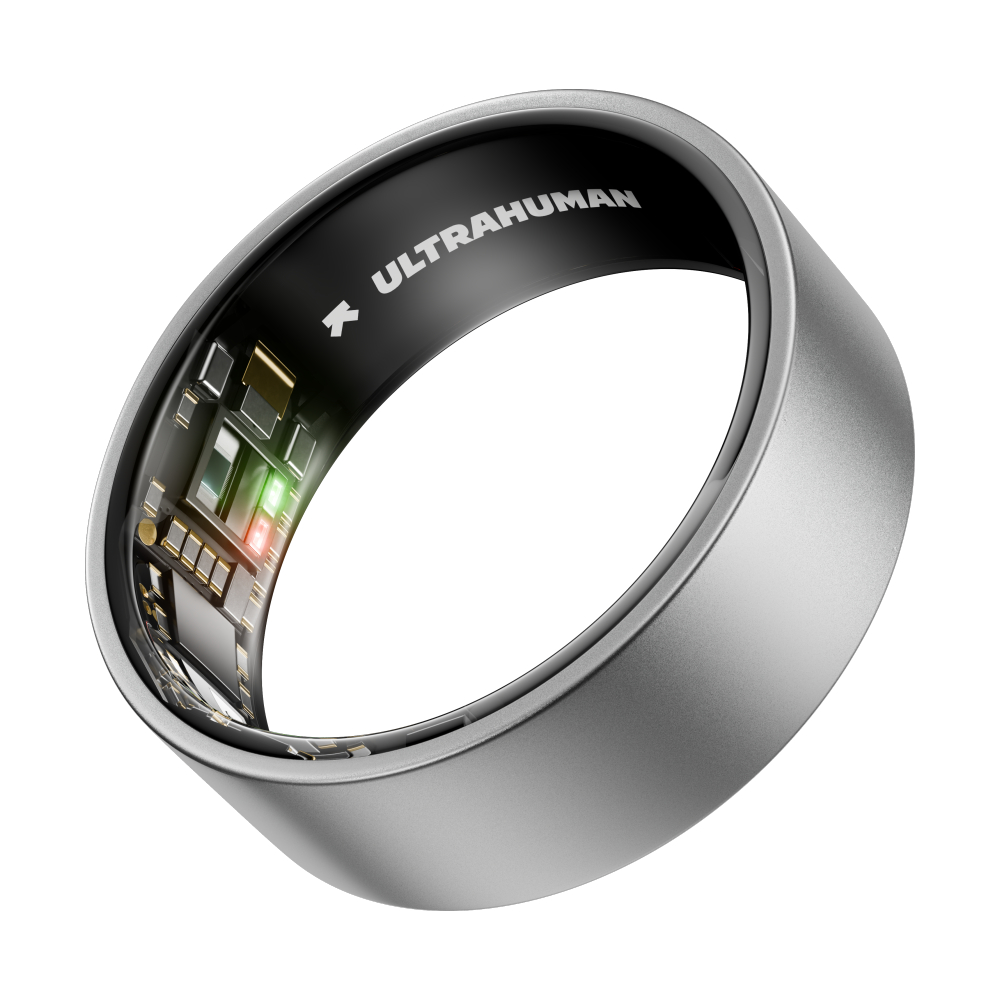 ULTRAHUMAN SMART RING Air 08 Raw Titanium (UHRA-RT-08) - A0182511 ...
