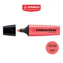 Thumbnail 2 of สตาบิโล Boss Original ปากกาไฮไลท์ สี Red รุ่น 70/40 x 10 ด้าม