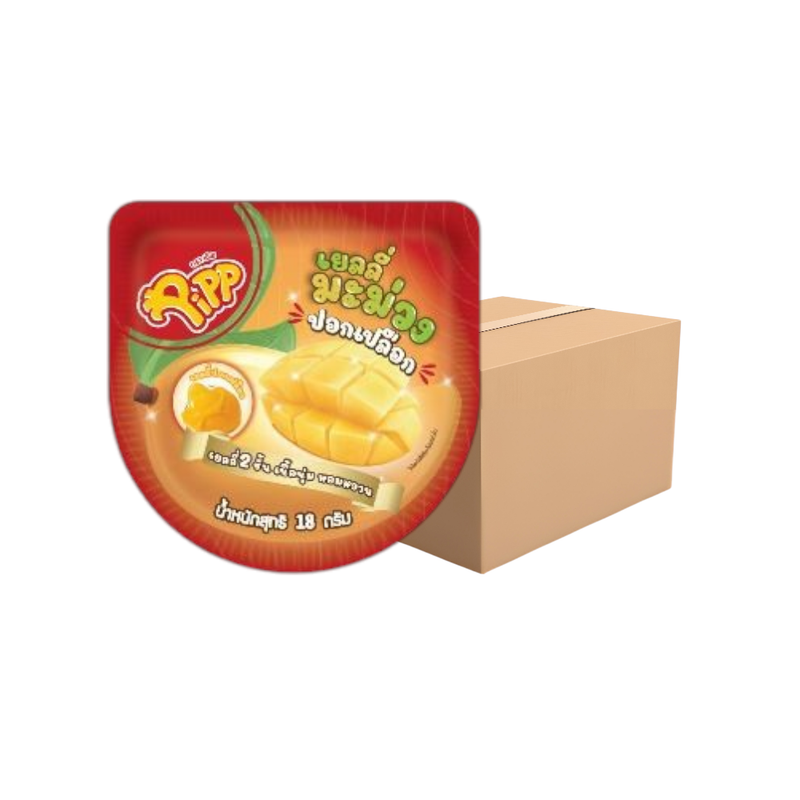 PEELABLE GUMMY MANGO FLAVOR (PIPP BRAND) 18g x 12 pcs x 24 pack