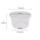 Thumbnail 2 of เอโร่ กล่องใส่อาหาร กลม 500 มล. แพ็ค 15 ชุด