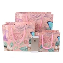 Thumbnail 4 of Matapat ถุงกระดาษพรีเมี่ยมกันน้ำ (ใหญ่ 30x27x12,1 ใบ) ถุงกระดาษของขวัญกันน้ำ ถุงกระดาษลายสวยๆ ถุงหิ้วกระดาษสีชมพู