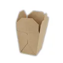 Thumbnail 2 of ตราสนคู่ กล่องอาหาร Take Away ขนาด 9.2 x 10.5 x 10.2ซม. FP0001 สีวอลนัท x 200ใบ