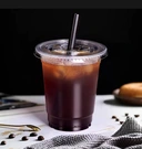 Thumbnail 3 of ลิงกล่องแก้ว ฝาปาก 98 ฝาเรียบ เรียบ98 F98 ฝาแก้วพลาสติก PET ฝาปิดแก้วพลาสติก [500 ใบ]