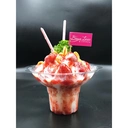 Thumbnail 5 of ลิงกล่องแก้ว ถ้วยพลาสติกใสสำหรับใส่บิงซู/น้ำแข็งใส รูปทรงดอกไม้ ไซส์ L [50 ชิ้น]