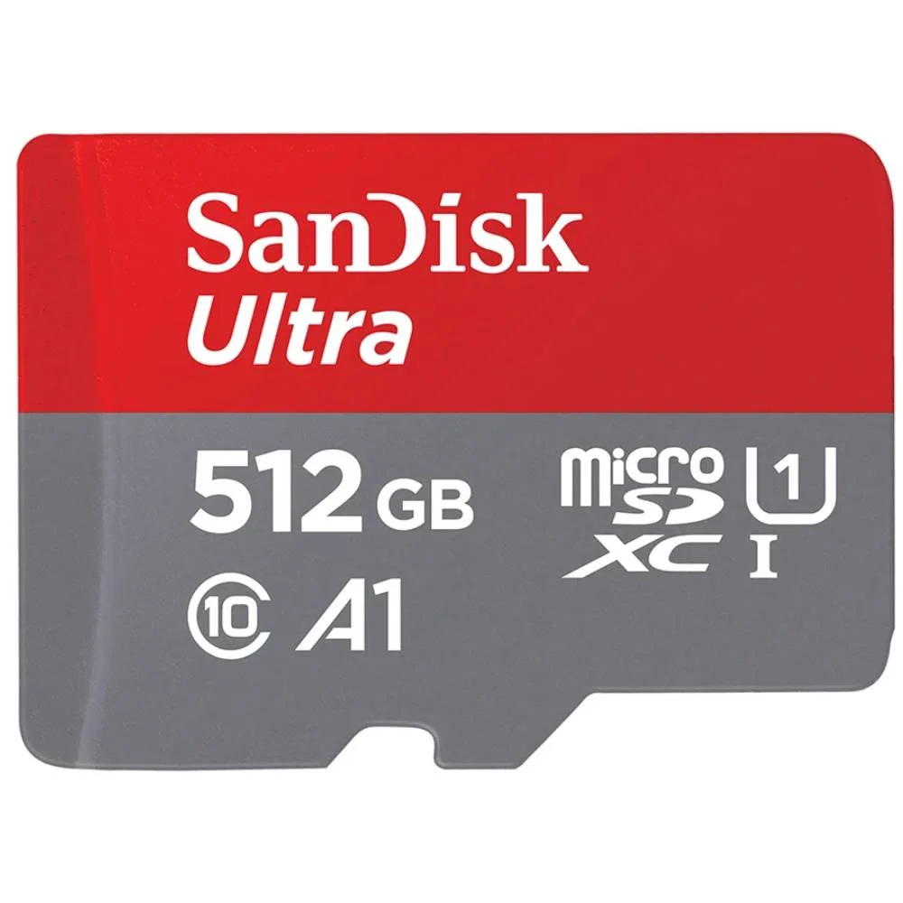 SANDISK Memory Card Ultra microSDXC C10 A1 U1 Model SDSQUAC-512G-GN6MN Capacity 512GB