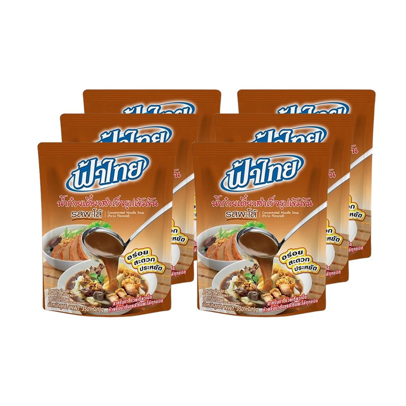 FATHAI Concentrated Noodle Pa-Lo Soup 350 g x 6