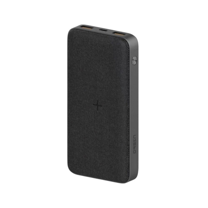 Orsen by Eloop EW40 แบตสํารองไร้สาย 20000mAh Wireless Charge 15W Powerbank พาวเวอร์แบงค์ Black