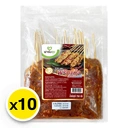 Thumbnail 2 of ฟาร์มสุข เอ็กซ์คลูซีฟ ไก่หมักพริกแห้งเสียบไม้แช่แข็ง 750 ก. ลัง