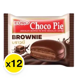 Thumbnail 2 of ยูโร่ ช็อกโกพาย รสช็อคโกแลตบราวนี 17 ก. x 12