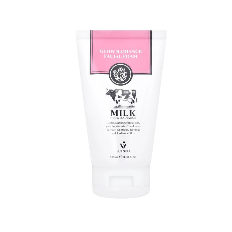 BEAUTY BUFFET FOAM SCENTIO MILK GLOW RADIANCE FACIAL 100 ml.