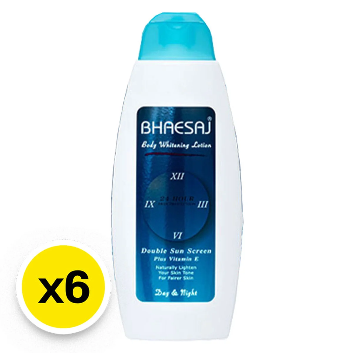 เภสัช บอดี้ โลชั่น ไวท์เทนนิ่ง สูตรปกป้องผิว 24 ชั่วโมง 150 มล. x 6