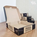 Thumbnail 3 of Glombox กล่องพิซซ่า ขนาด 10 นิ้ว กระดาษลูกฟูก ลายพิซซ่า กระดาษแข็งแรง ราคาพิเศษ ลายพิซซ่า - ดำ (50 กล่อง/แพ็ค)