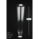 Thumbnail 2 of แก้วทรงกรวย แก้วสูง 80cm. แจกันแก้วทรงสูง แจกันแก้วตั้งพื้น