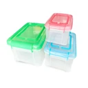 Thumbnail 3 of กล่องอเนกประสงค์หูหิ้ว ขนาด 39x27x23 cm สีฟ้าใส