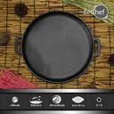 Thumbnail 2 of Bechef กระทะ ทรงแบน 2 หู กระทะ ขนาด 30cm ทำเครป โรตี แพนเค้ก ทำจากเหล็กหล่อ ร้อนเร็ว ทนทาน ใช้ได้กับเตาทุกประเภท