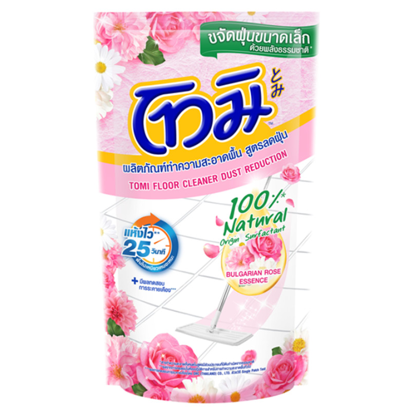 Tomi Floor Cleaner Dust Reduction Natural Essence Bulgarian Rose 550 ML.