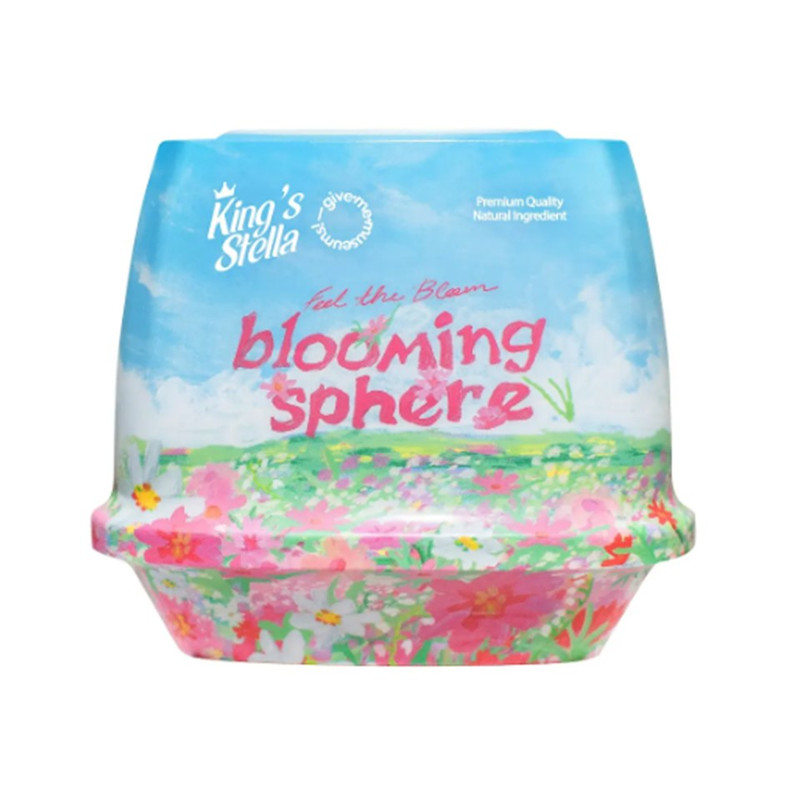 King's Stella x Give me museums เจลหอมปรับอากาศ สดชื่นราวอยู่ท่ามกลางสวนดอกไม้ 4 สไตล์ Feel The Bloom Air Freshener Gel BLOOMING SPHERE