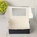 Thumbnail 3 of Quickpack - กล่องหน้าต่าง Signature จัดเบรค/Snack สีดำด้าน (M) ขนาด 12x16x6cm – 100 กล่อง