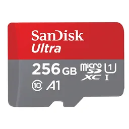 Thumbnail 1 of SANDISK Memory Card Ultra microSDXC C10 A1 U1 Model SDSQUAC-256G-GN6MN Capacity 256GB White