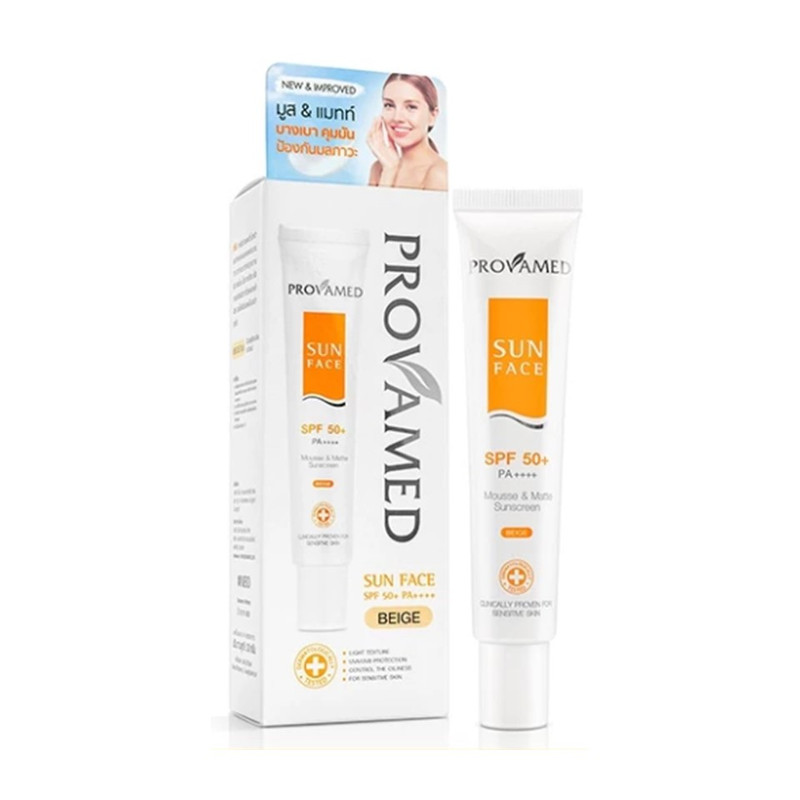 โปรวาเมด ครีมกันแดดสำหรับผิวหน้า สูตรกันน้ำ Spf 50+ Pa++++ 30 ก.