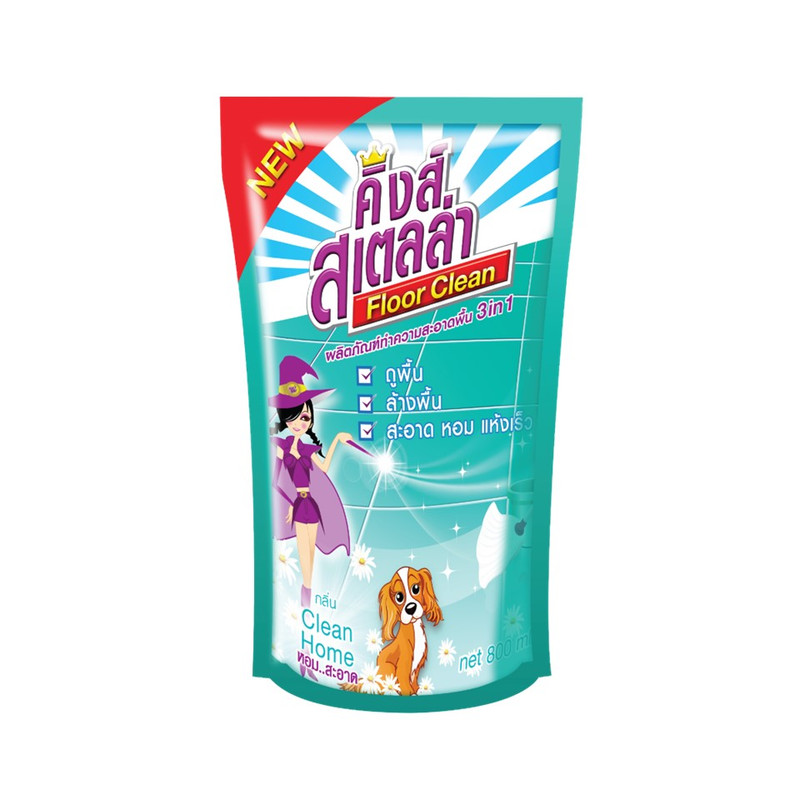 King's Stella น้ํายาถูพื้นขจัดกลิ่นอับ กลิ่นอันไม่พึงประสงค์ได้ในทันที  Floor Clean Clean Home,800ml