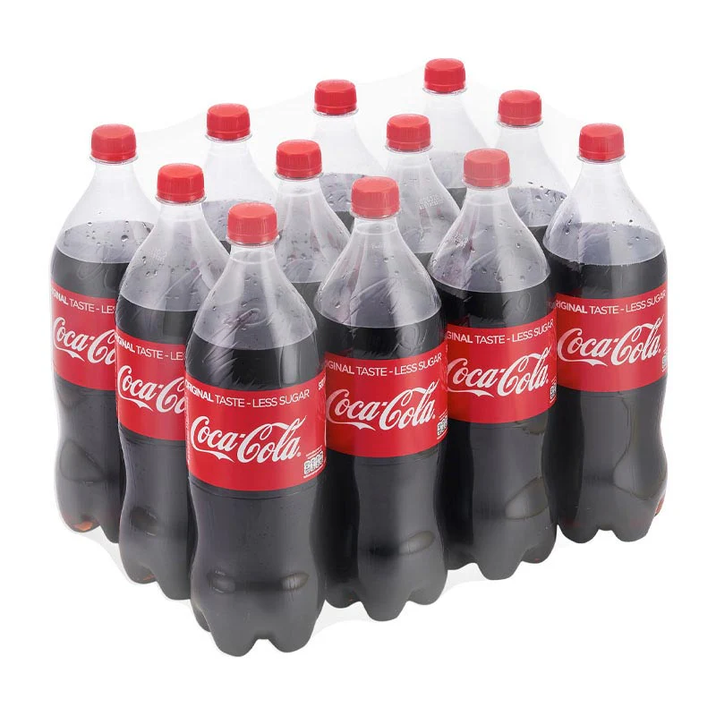 โค้ก เครื่องดื่มน้ำอัดลม รสออริจินัล น้ำตาลน้อยกว่า 1.25 ล. x 12