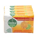 Thumbnail 3 of เดทตอล สบู่ก้อนแอนตี้แบคทีเรีย สูตรรีเฟรชชิ่ง 100 ก. x 4