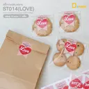 Thumbnail 4 of Depack ST014(LOVE) สติ๊กเกอร์วาเลนไทน์ (1 แพ็ค/ 50 ดวง)
