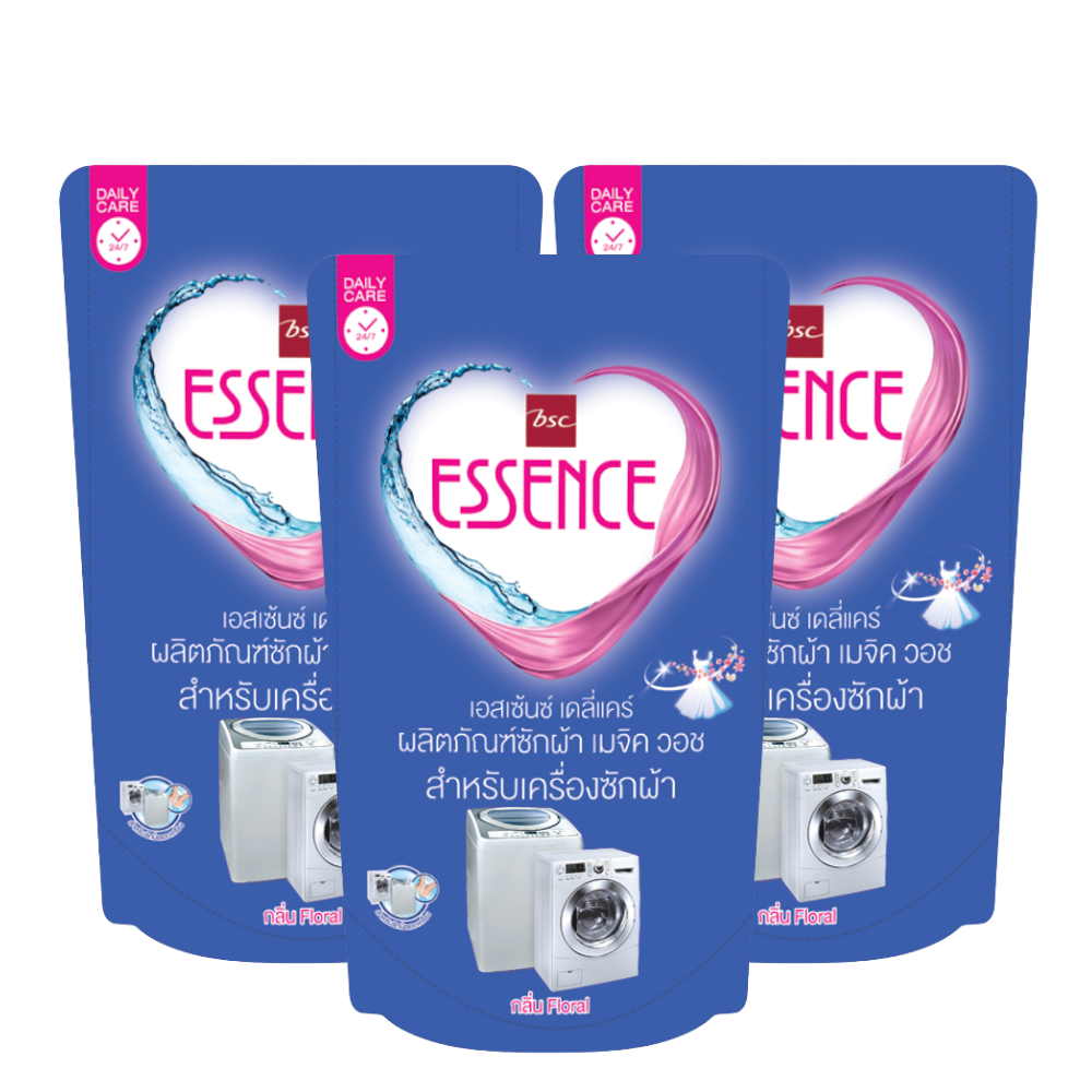 Essence Liquid Laundry Detergent for Washing Machine Magic wash Refill 700 ml x 3