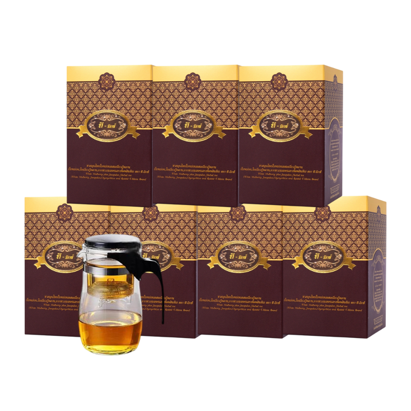 T Mixes Herbal Tea ชาสมุนไพร ทีมิกซ์ (10ซอง) 5 ฟรี 2 + กา