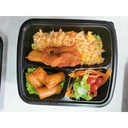 Thumbnail 4 of ลิงกล่องแก้ว กล่องข้าว 3 ช่อง สีดำ ฝาใส พร้อมฝา กล่องใส่อาหาร เข้าไมโครเวฟ กล่องแข็งแรง สะอาด P610 ขนาด 750 มล. [ยกลัง 200 ชิ้น]