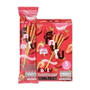 Thumbnail 1 of ท็อปโป เพรทเซลแบบแท่ง บิสกิต รสสตรอเบอร์รี่ 11 ก. x 12