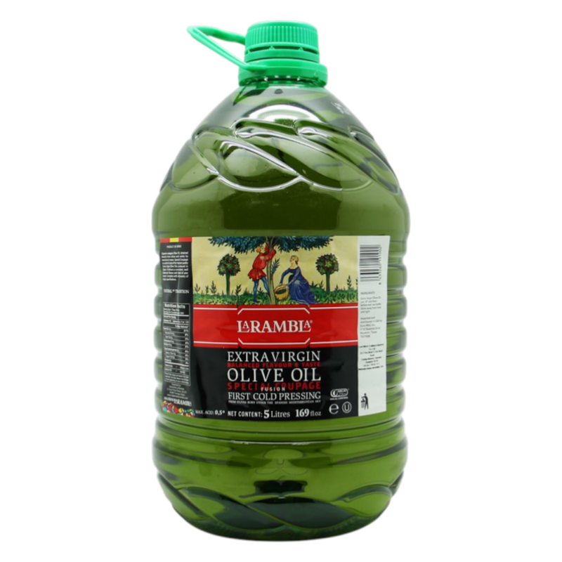 La Rambla Extra Virgin Olive Oil ลาแรมบลา น้ํามันมะกอก เอ็กซ์ตร้าเวอร์จิ้น 5000ml