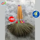 Thumbnail 1 of ไม้กวาดดอกหญ้าทากาว รุ่น หนาพิเศษ สินค้าคละสี x 10 ชิ้น