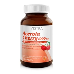 Thumbnail 1 of วิสทร้า ผลิตภัณฑ์เสริมอาหาร แอเซอโรลา เชอร์รี่ 1000 มก.100 เม็ด