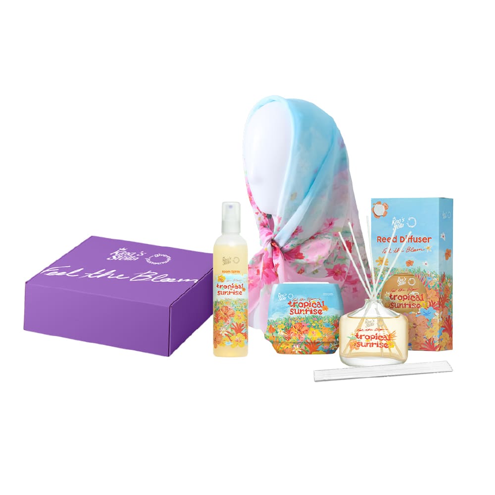 King's Stella x Give me museums คิงส์สเตลล่า ฟีล เดอะ บลูม พรีเมียมเซ็ต Feel The Bloom Premium Set Tropical Sunrise