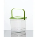 Thumbnail 1 of Panda Outlet ถังน้ำดื่มทรงสี่เหลี่ยม (1,000 ml.) + ฝาปิด + หู สีเขียวตอง,เจาะรู (แพ็ค 20 ชิ้น)