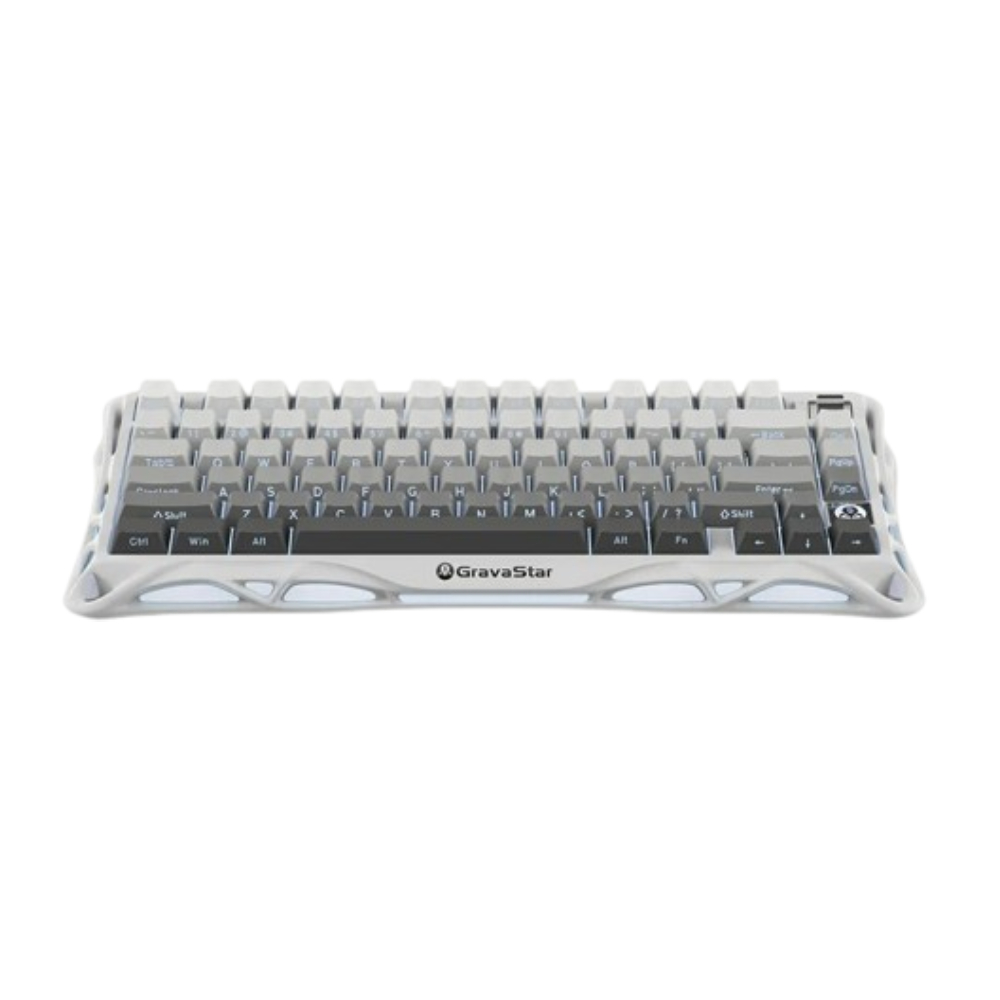 GRAVASTAR Gaming Keyboard Wireless Mercury K1 White