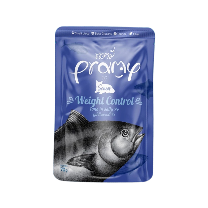 PRAMY พรามี่ อาหารเปียกแมว สูตร Functional ขนาด 70 กรัม SN1-Weight Control