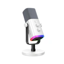 Thumbnail 1 of FIFINE Dynamic Microphone Model AM8 USB MIC BasedStand RGB White