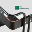 Thumbnail 5 of HomeHuk ชั้นวางของเหล็ก 3 ชั้น ล้อเลื่อน มีที่จับ เคลื่อนย้ายสะดวก สีดำ