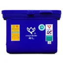 Thumbnail 1 of ตู้แช่บานพับหูจับ สีนํ้าเงิน 40 ล.